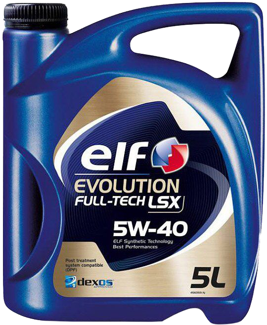 Моторное масло ELF EVOL FULLTECH LSX 5W40, 5л (Elf: 194892)